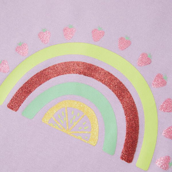 Camiseta infantil lila 92