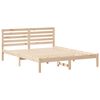 vidaXL Estructura de cama Marr&oacute;n 150 x 200 cm Madera de pino macizo
