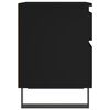 vidaXL Mesitas de noche 2 uds madera de ingenier&iacute;a negro 40x35x50 cm