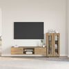 vidaXL Conjunto de mueble de TV con caj&oacute;n FLORIN Roble artesanal