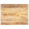 vidaXL Superficie de mesa madera maciza de mango 15-16 mm 90x70 cm