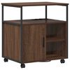 vidaXL Gabinete con Estaci&oacute;n de Carga 61 x 46 x 67 cm Roble Marr&oacute;n