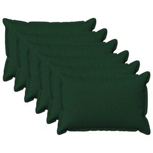 vidaXL Funda de almohada 6 pcs HOUTEN Verde oscuro 40 x 60 cm