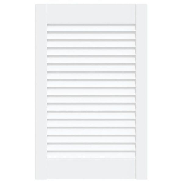 vidaXL Puerta de armario de lamas madera pino blanco 61,5x39,4 cm