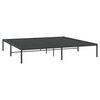 vidaXL Estructura de cama de metal negro 183x213 cm