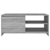 vidaXL Mesa de centro madera de ingeniería gris Sonoma 102x50x45 cm