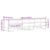 vidaXL Mueble de TV madera de ingenier&iacute;a roble Sonoma 180x34x41 cm