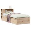 vidaXL Estructura de cama sin colch&oacute;n madera maciza de pino 90x190 cm