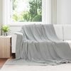 vidaXL Mantitas de Sof&aacute; 6 pcs Gris 220 x 240 cm Lana