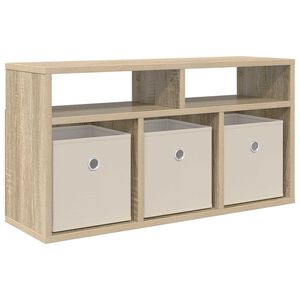 vidaXL Mueble bajo con caj&oacute;n Roble Sonoma 72 x 22,5 x 38 cm