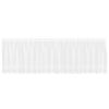 vidaXL Cortina de Encaje Blanco 100 x 500 cm Poli&eacute;ster