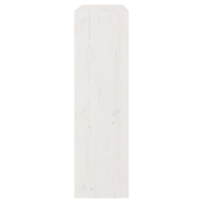vidaXL Estantería/divisor de espacios madera pino blanco 80x30x103,5cm