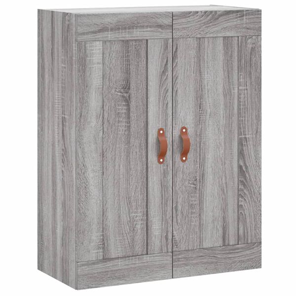vidaXL Armario de pared madera ingenier&iacute;a gris Sonoma 69,5x34x90 cm