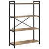 vidaXL Estante de libros 80 x 30 x 120 cm Madera de ingenier&iacute;a