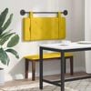 vidaXL Cabecera Colgante Amarillo 90 x 55 x 5 cm Terciopelo