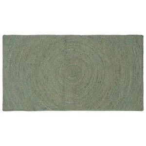 vidaXL Alfombras de &aacute;rea Verde oliva 100 x 200 cm yute