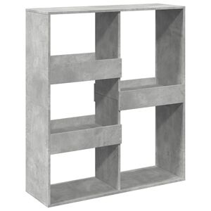 vidaXL Separador de ambientes madera gris hormig&oacute;n 100x33x115 cm
