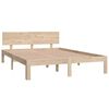 vidaXL Estructura de cama sin colchón madera maciza de pino 140x200 cm
