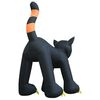 vidaXL Gato negro inflable de Halloween con LED XXL 6 m