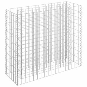 vidaXL Arriate de gaviones de acero galvanizado 90x30x90 cm
