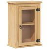 vidaXL Juego de muebles de ba&ntilde;o Corona 4 pzas madera maciza pino