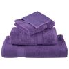 vidaXL Toallas de mano SOLUND 4 unidades morado 50x100 cm 600 gsm
