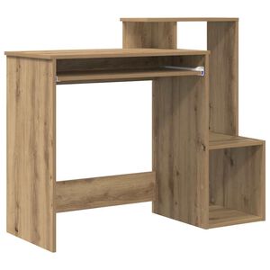 vidaXL Escritorio Roble artisan 106 x 41 x 88.5 cm