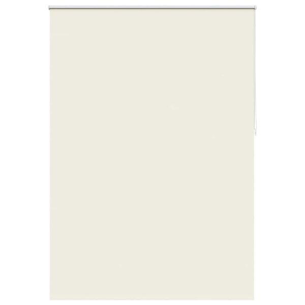 vidaXL Estor enrollable opaco 164,4x230 cm, tela, ancho 160 cm, blanco roto