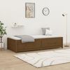 vidaXL Sof&aacute; cama madera maciza de pino marr&oacute;n miel 90x200 cm