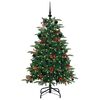 vidaXL &Aacute;rbol de Navidad artificial Verde 150 cm PVC, Metal y Pl&aacute;stico