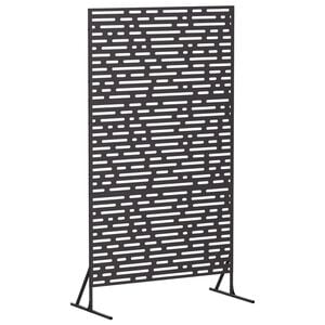 vidaXL Pantalla de Privacidad 100 x 50 x 180 cm Acero Negro