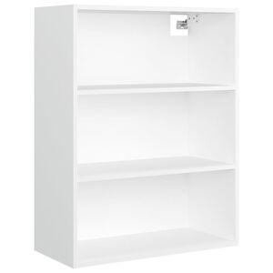 vidaXL Armario colgante de pared blanco 69,5x32,5x90 cm