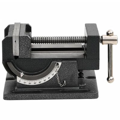 vidaXL Tornillo de banco inclinable manual 110 mm