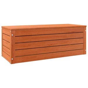 vidaXL Caja de Almacenamiento con puerta Marr&oacute;n cera 89 x 36,5 x 33 cm