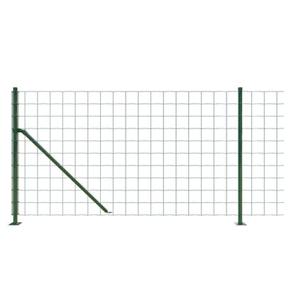 vidaXL Cerca de alambre con brida verde 1x25 m