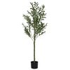 vidaXL &Aacute;rbol de olivo artificial con 450 hojas verde 120 cm