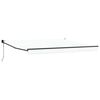 vidaXL Toldo Retr&aacute;ctil Blanco 400 x 300 cm Poli&eacute;ster