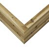 vidaXL Jardinera de madera de pino impregnada 90x90x23 cm