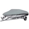 vidaXL Funda para barcos gris 830x370x40 cm