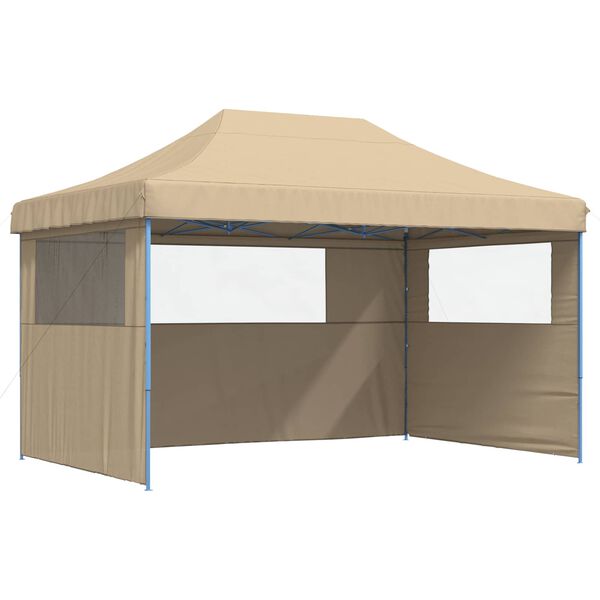 vidaXL Carpa de Fiesta Beige 292 x 440 x 315 cm Tela Oxford