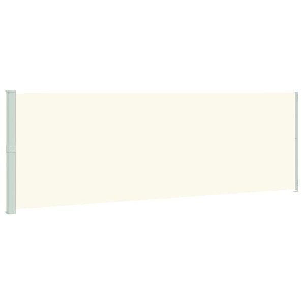 vidaXL Toldo lateral retr&aacute;ctil para patio crema 200x600 cm