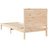 vidaXL Cama extralarga sin colch&oacute;n madera maciza 100x210 cm
