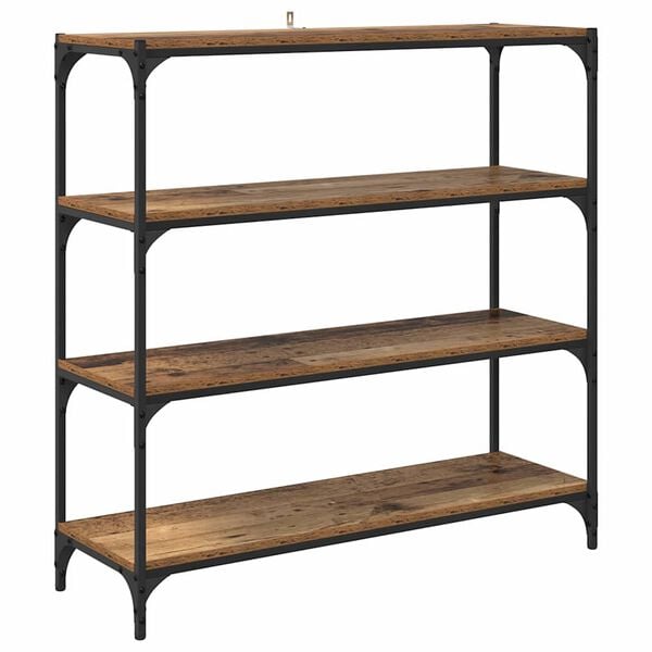 vidaXL Estanter&iacute;a para libros Madera Vieja 100 x 33 x 100 cm