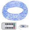 vidaXL Tira de luces con 300 LED PVC azul 30 m