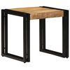 vidaXL Mesa de Café Marrón 40 x 40 x 38 cm madera maciza de mango