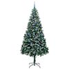 vidaXL Árbol de Navidad artificial Verde 240 cm PVC y Acero y Plástico