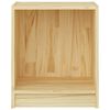 vidaXL Mesita de noche madera maciza de mango 35,5x33,5x41,5 cm