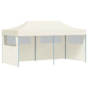 vidaXL Carpa de Fiesta Crema 291 x 580 x 315 cm Tela Oxford