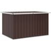 vidaXL Caja de almacenaje para jard&iacute;n marr&oacute;n 149x99x93 cm