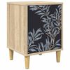 vidaXL Mesa de noche DOKKUM Roble Sonoma 36 x 33 x 50 cm